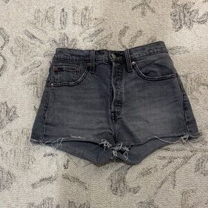 Women's gray Denim Shorts